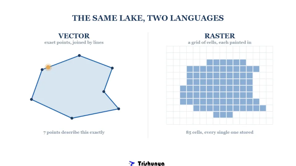 Vector or Raster? The Two Ways GIS Draws the World
