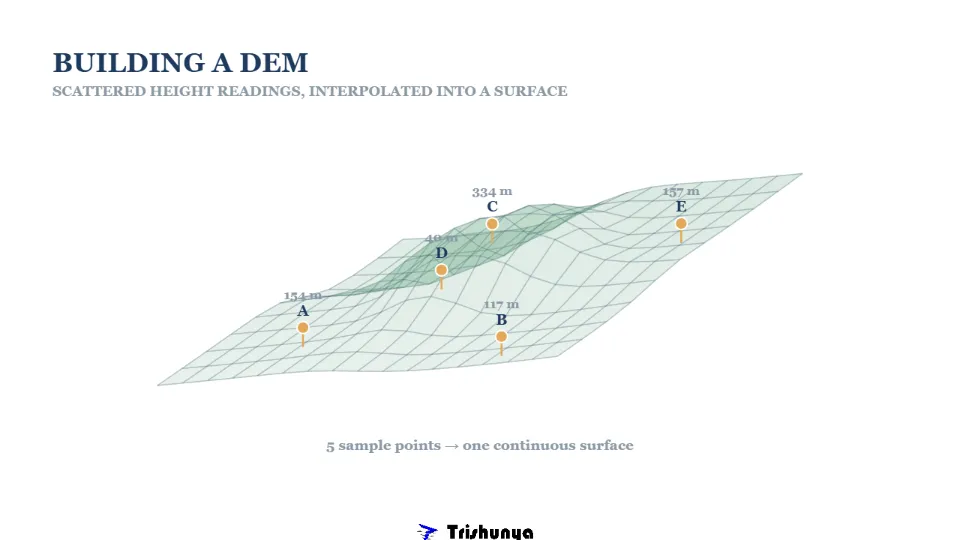 DEM Explained: How GIS Builds a 3D Earth From Dots