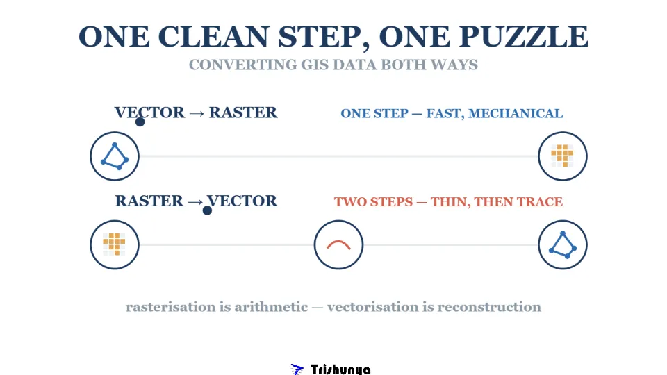 Rasterisation vs Vectorisation: Converting GIS Data Both Ways