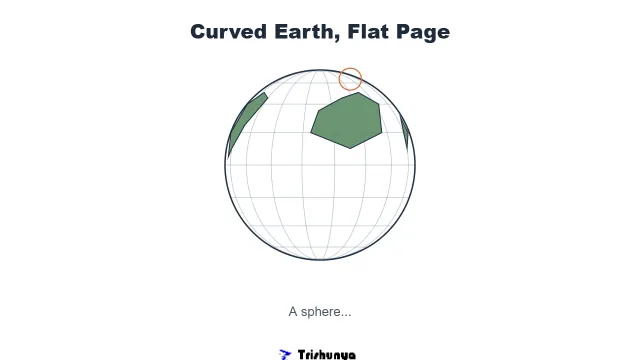 Why Every Flat Map of Earth Lies to You a Little