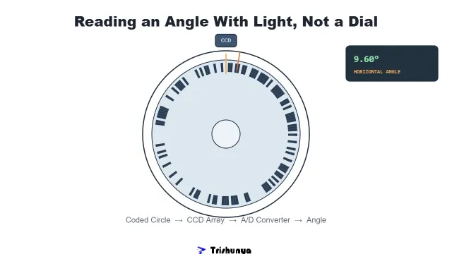 How Total Stations Measure Angles: Circle Scanning Explained