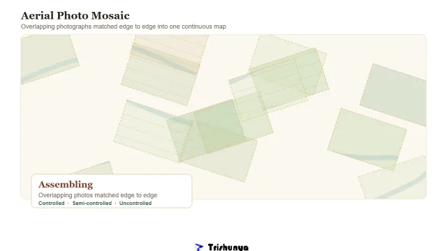 How Hundreds of Aerial Photos Become One Seamless Map