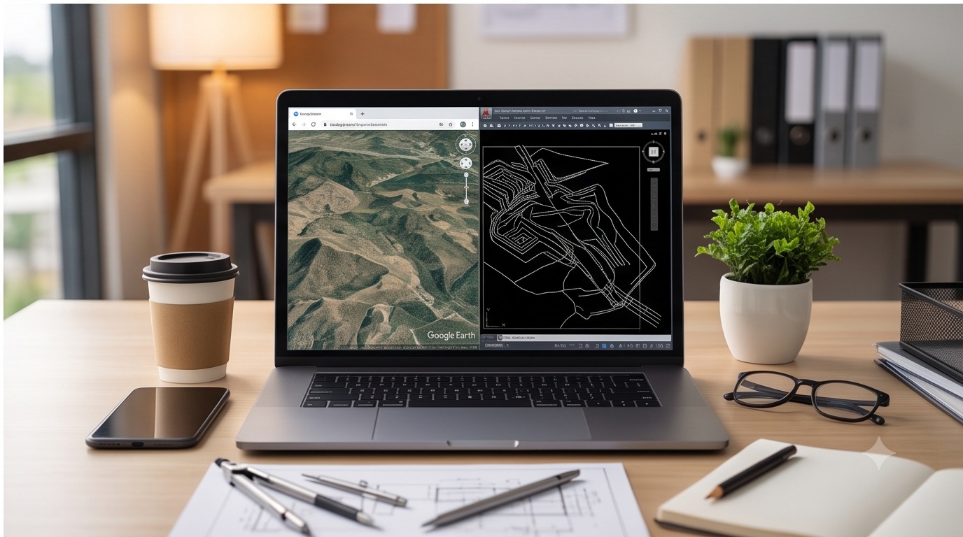 KML to DXF Converter: Google Earth Data in AutoCAD