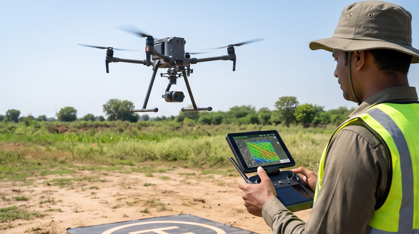 Drone Flight Time & Coverage Estimator for Survey Missions