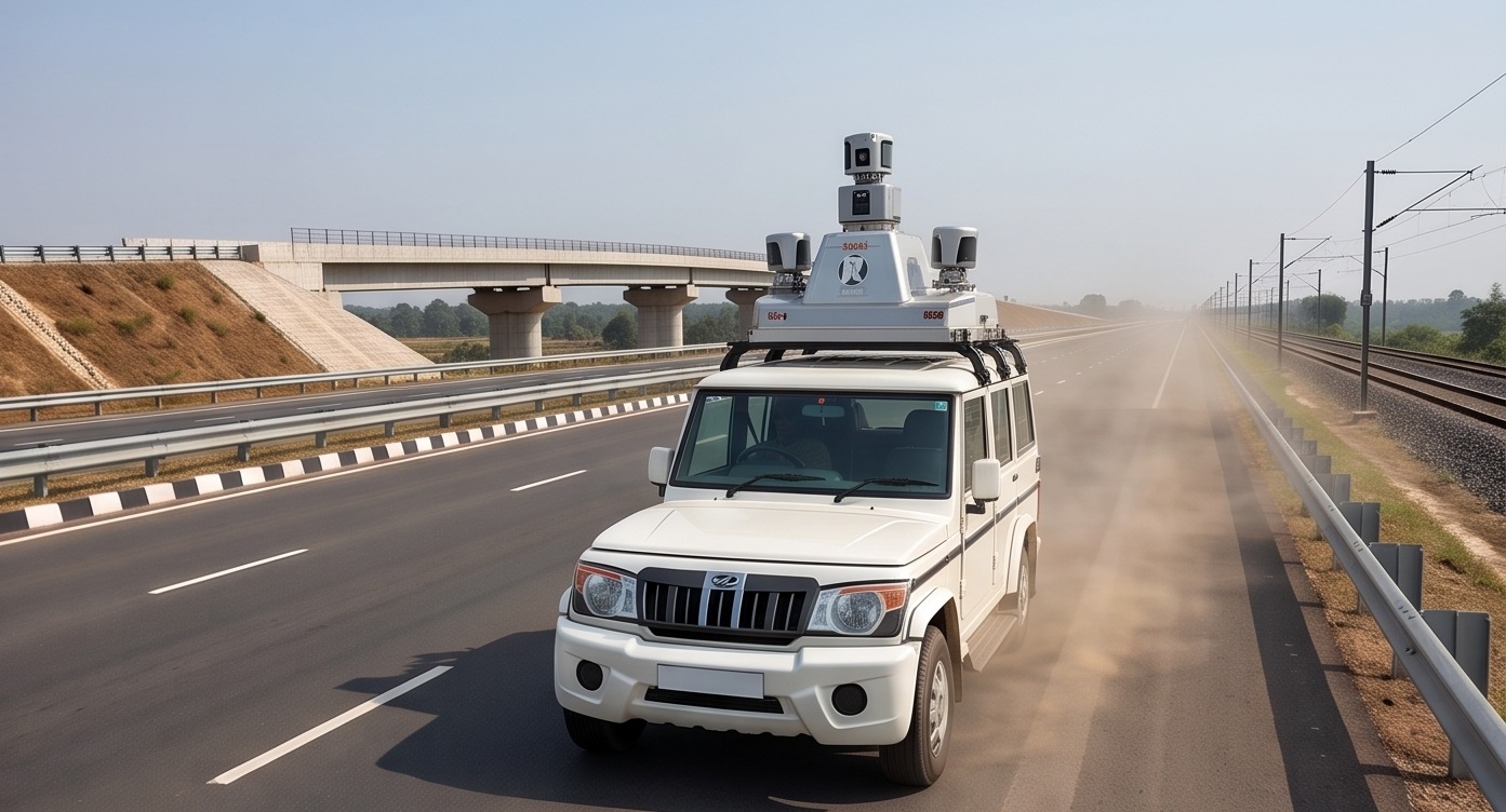Mobile LiDAR for Highways and Railways in India