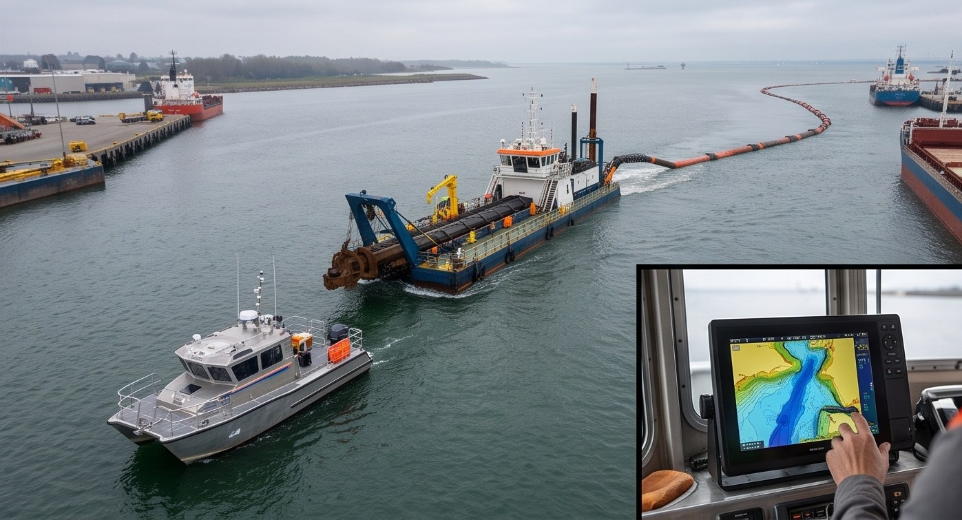 Bathymetry for Dredging: Measuring Volume Precisely