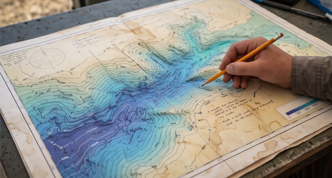 Understanding Bathymetric Maps and Depth Contours