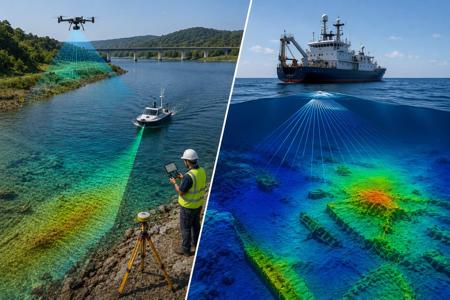 Hydrographic vs Bathymetric Survey: What's the Difference