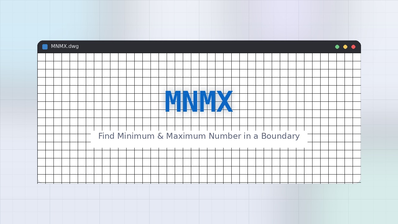 MNMX LISP: Find Minimum & Maximum Number in a Boundary Free Download