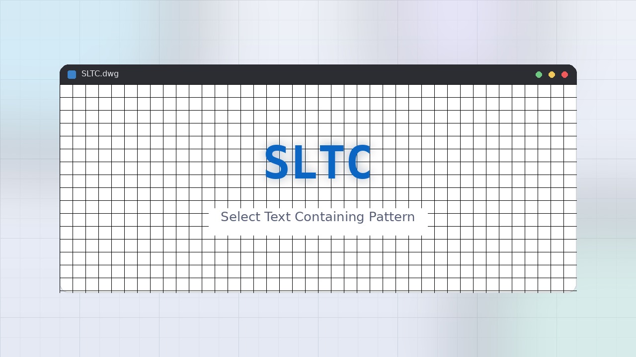 SLTC LISP: Select Text Containing Pattern Free Download