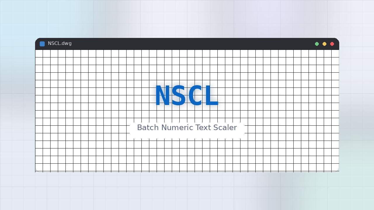 NSCL LISP: Batch Numeric Text Scaler Free Download