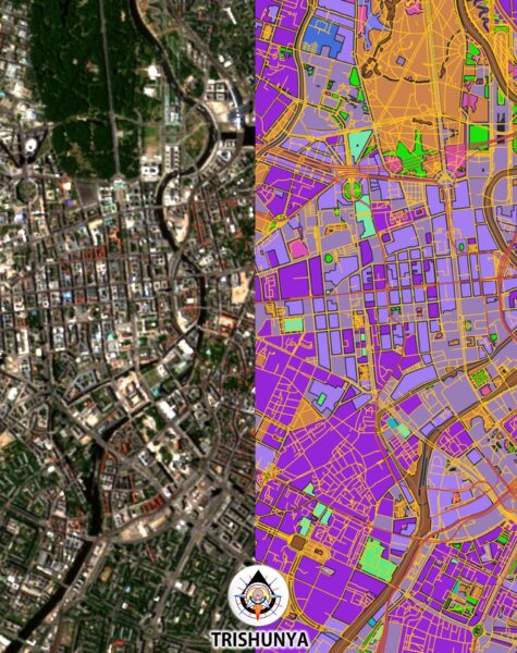 Satellite image based survey - trishunya