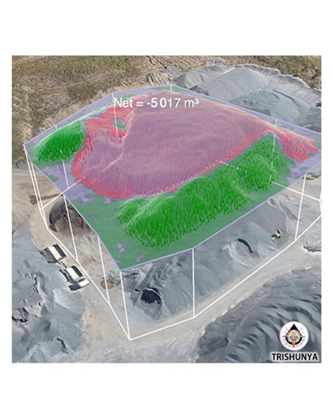 Cut Fill Data - Drone - trishunya