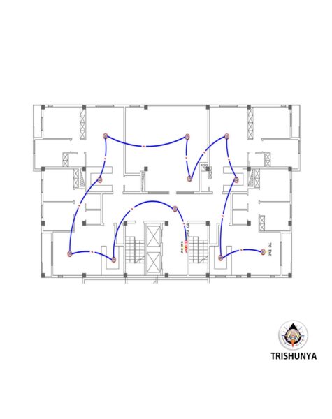 Fire protection drawing - 2D Drafting - trishunya