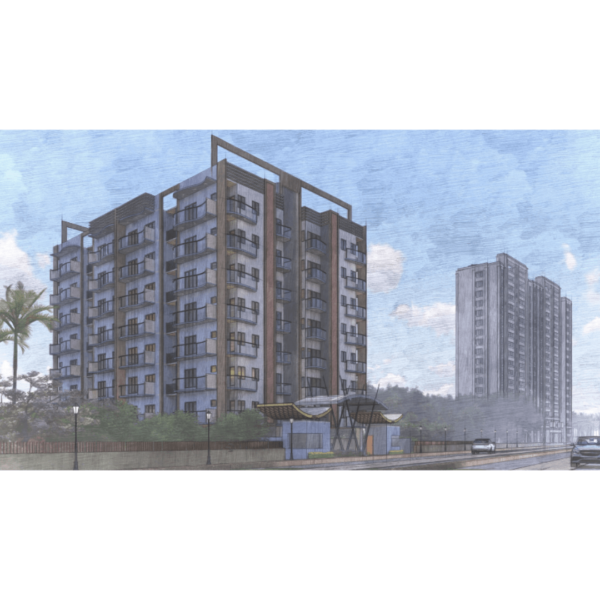 G+7 highrise architectural project - jamnagar01