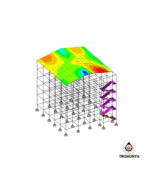 Steel Building - Structure - trishunya